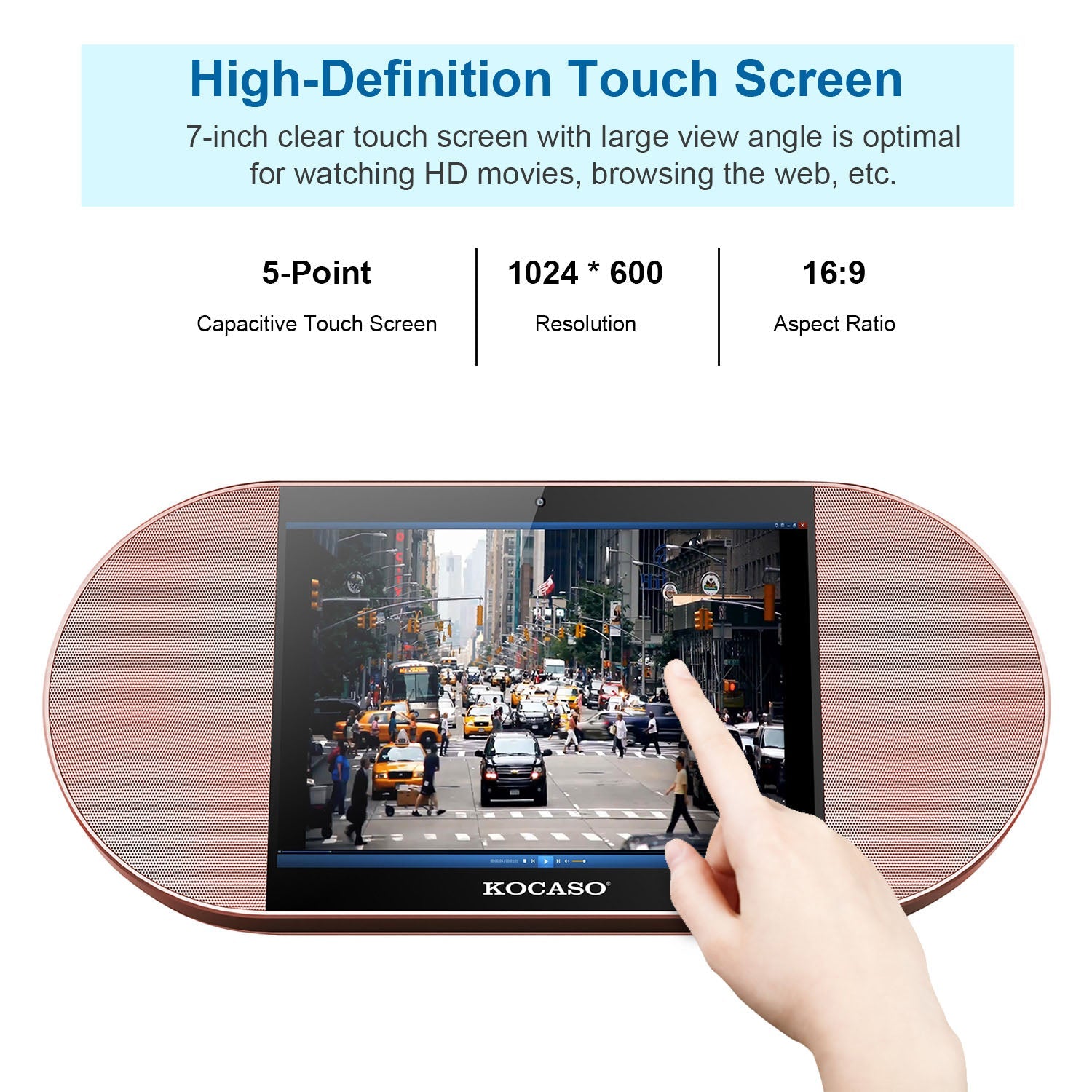 7-Inch Touch Screen Android Tablet PC with Wireless Speaker Cheap Extremely