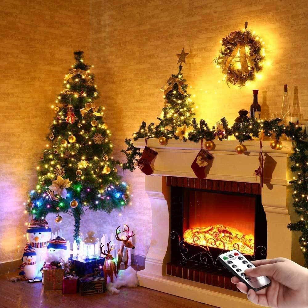 40 Ft. USB Waterproof Remote Control LED Christmas String Lights with 8 Modes Best Wholesale For Sale