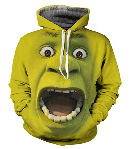 Shrek Men's Fashion 3D Print Hoodie Outlet Locations Cheap Online