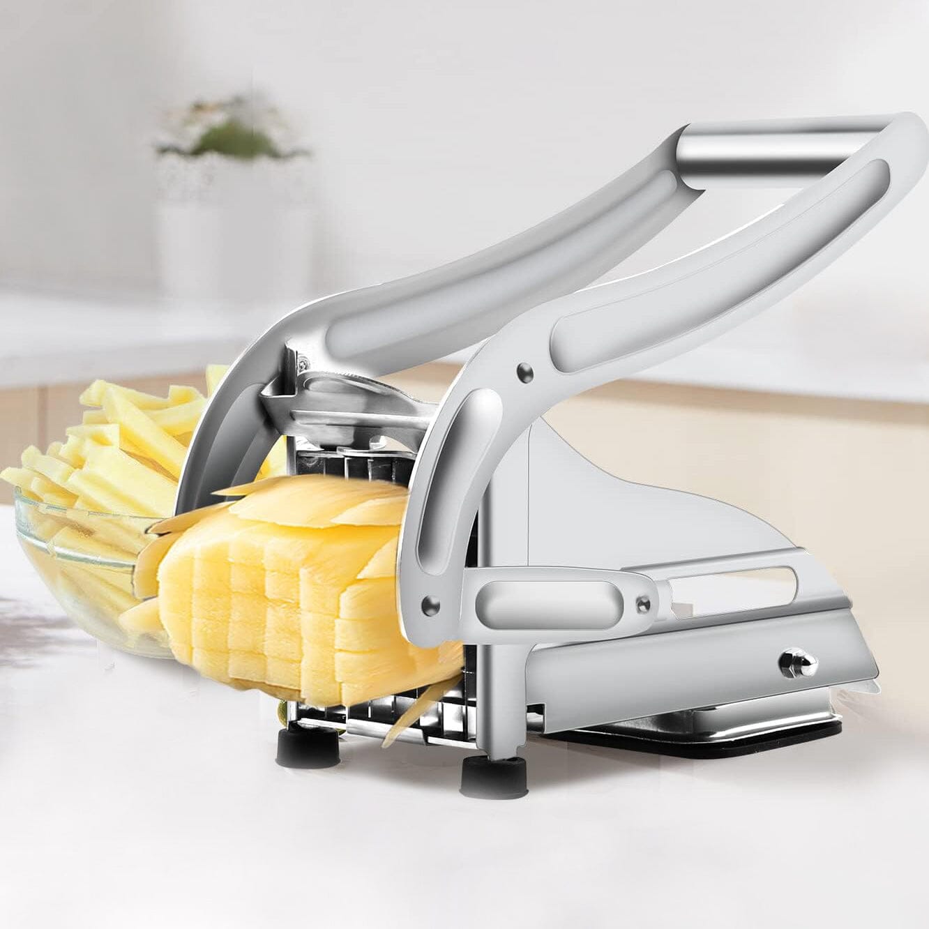 Heavy Duty Stainless Steel Potato Cutter Cheap Affordable
