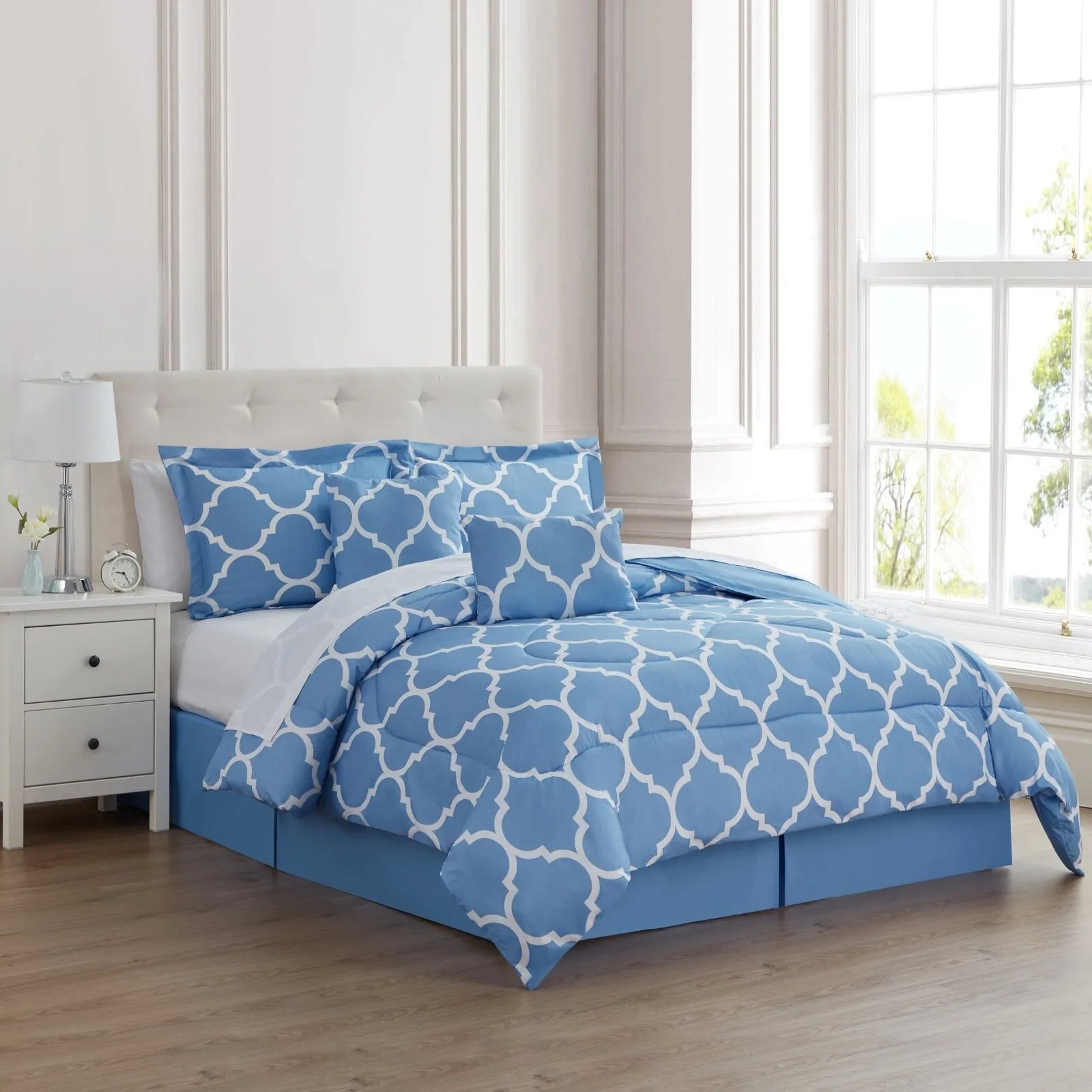 6-Piece Set: Kathy Ireland Trellis Oversized Comforter Set Buy