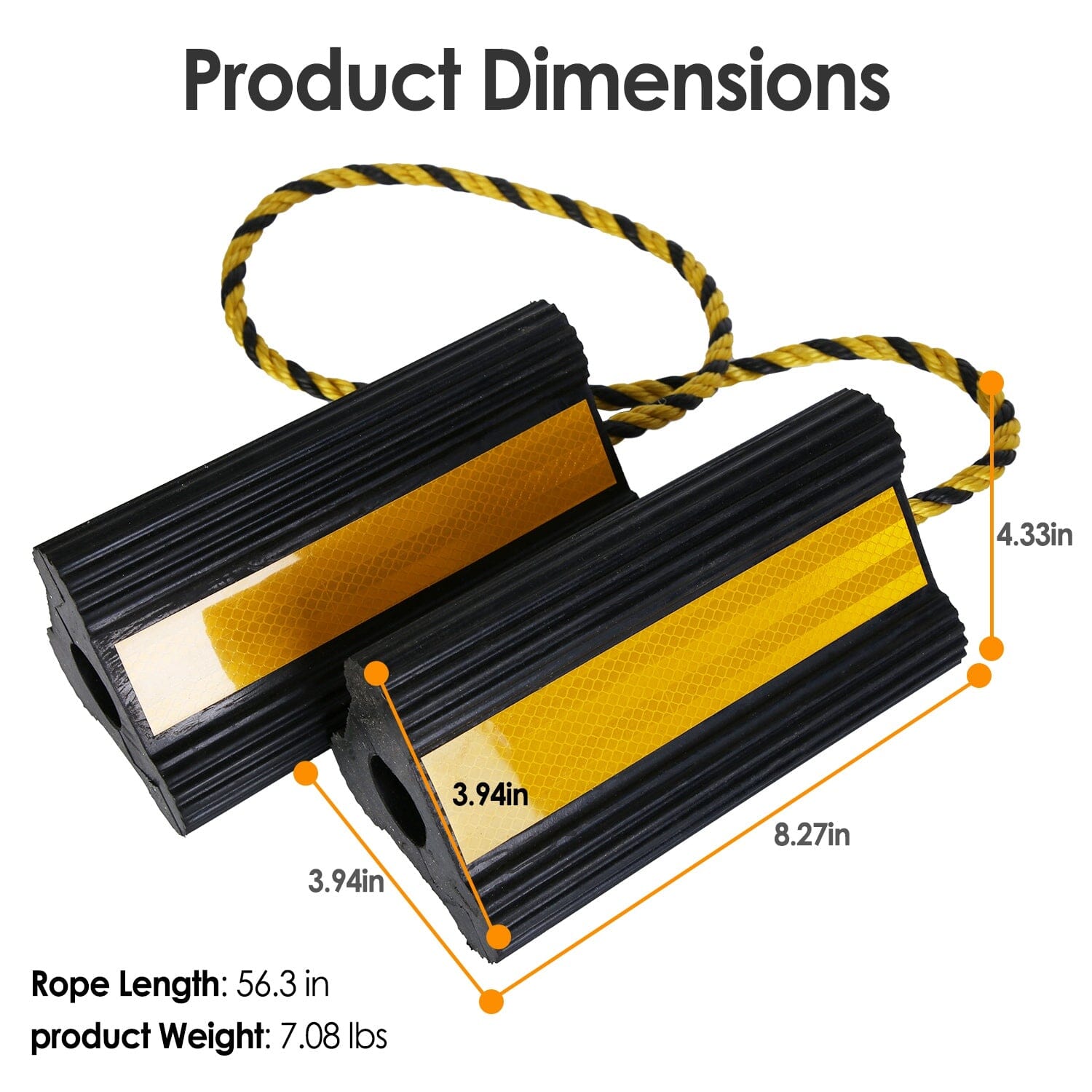 Heavy Duty Rubber Wheel Chocks Clearance Discounts