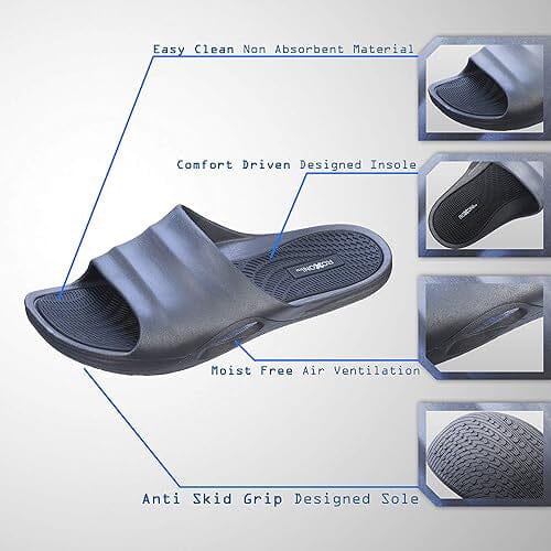 Roxoni Men's Beach Rubber Sandals Online Online Original