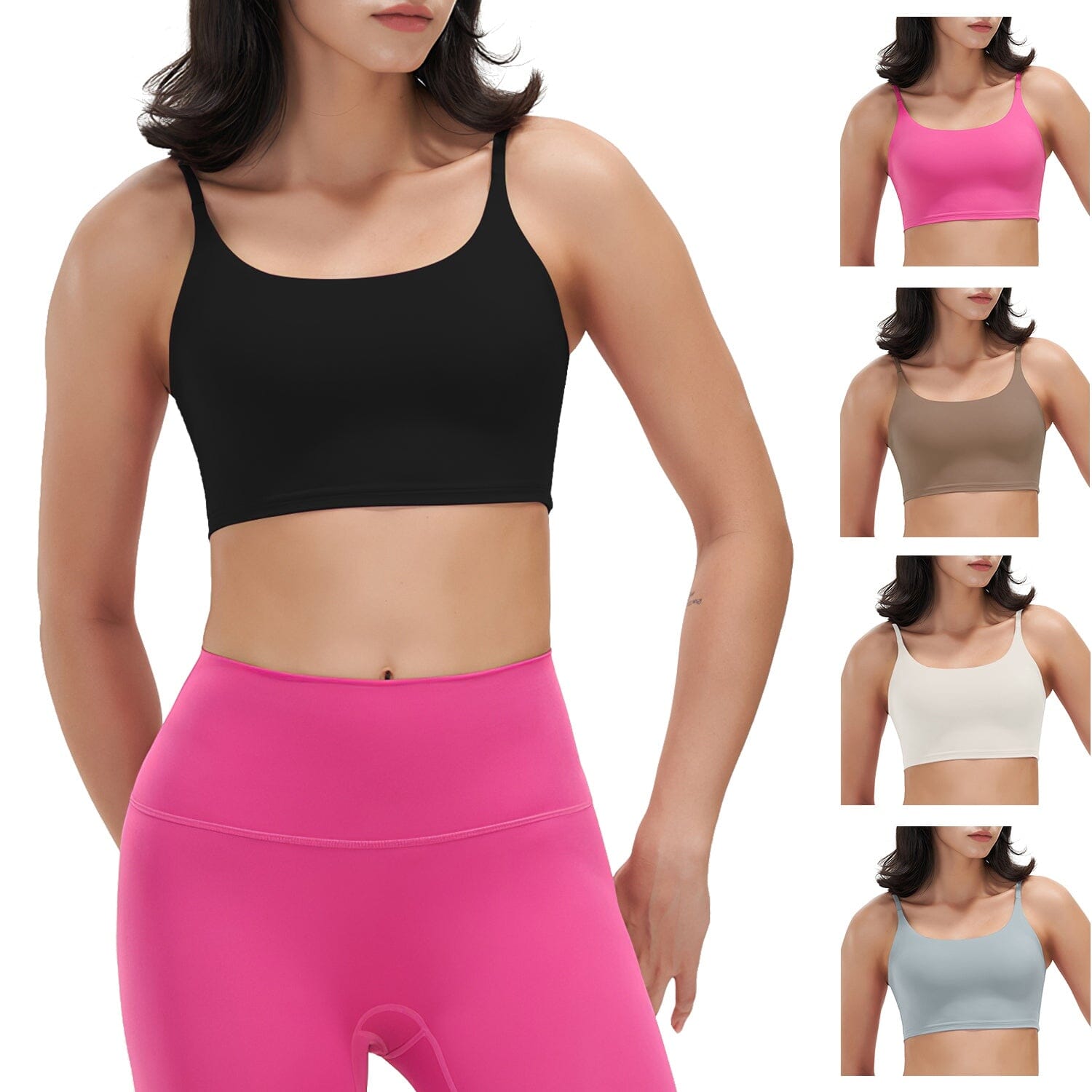 Women Strap Sport Bras Padded Strappy Tank Tops Discount Shop For