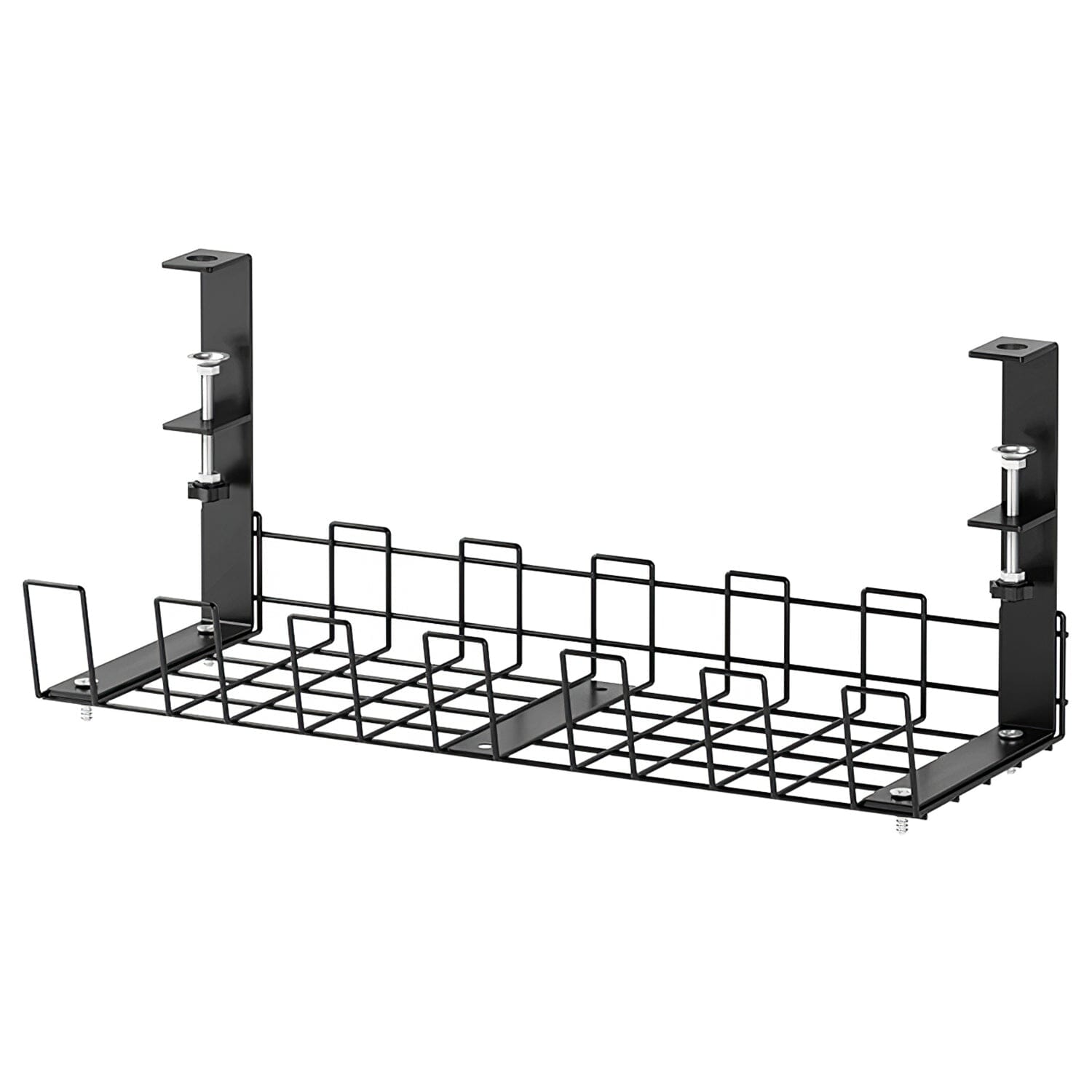 Under Desk Cable Management Tray 15.2in No Drill Desk Cable Cord Organizer Professional Cheap Pice