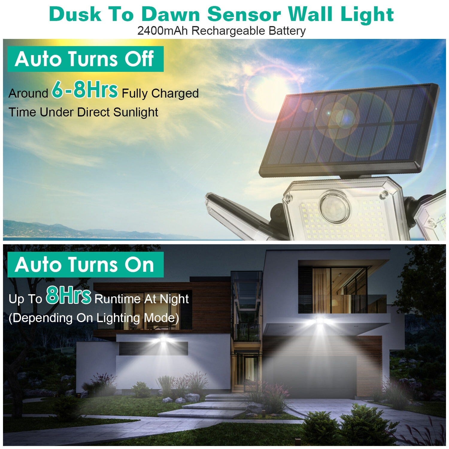 Solar Powered Wall Lights Outdoor Motion Sensor Lamps Recommend Cheap Pice