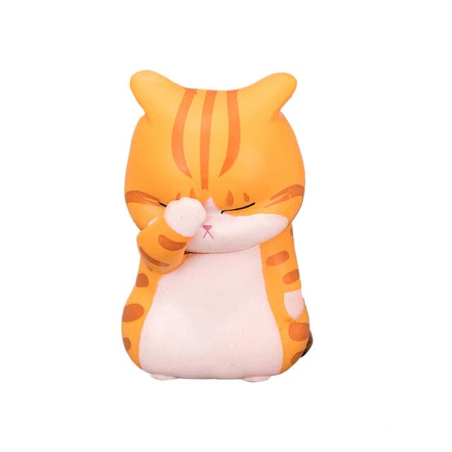 3-Pack: Cute Cat Figurines Miniature Cartoon Animal Decor For Sale Top Quality