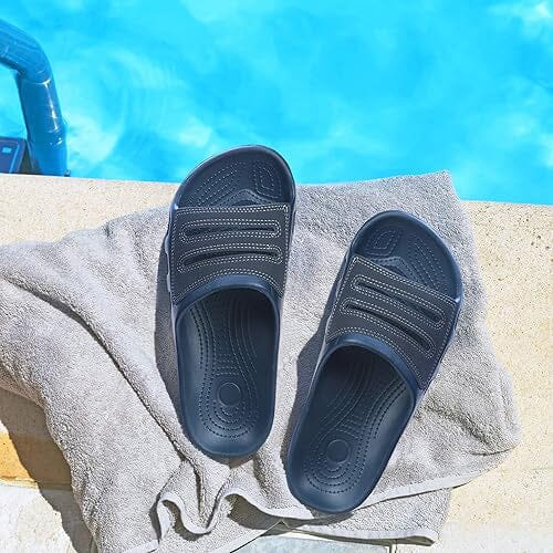 Roxoni Men Sandals Shower Slides for Men Open Toe Slip-On Men Slippers Online Online With Mastercard