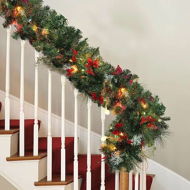 2.7 Meter Christmas Rattan Garland Decorative Free Shipping