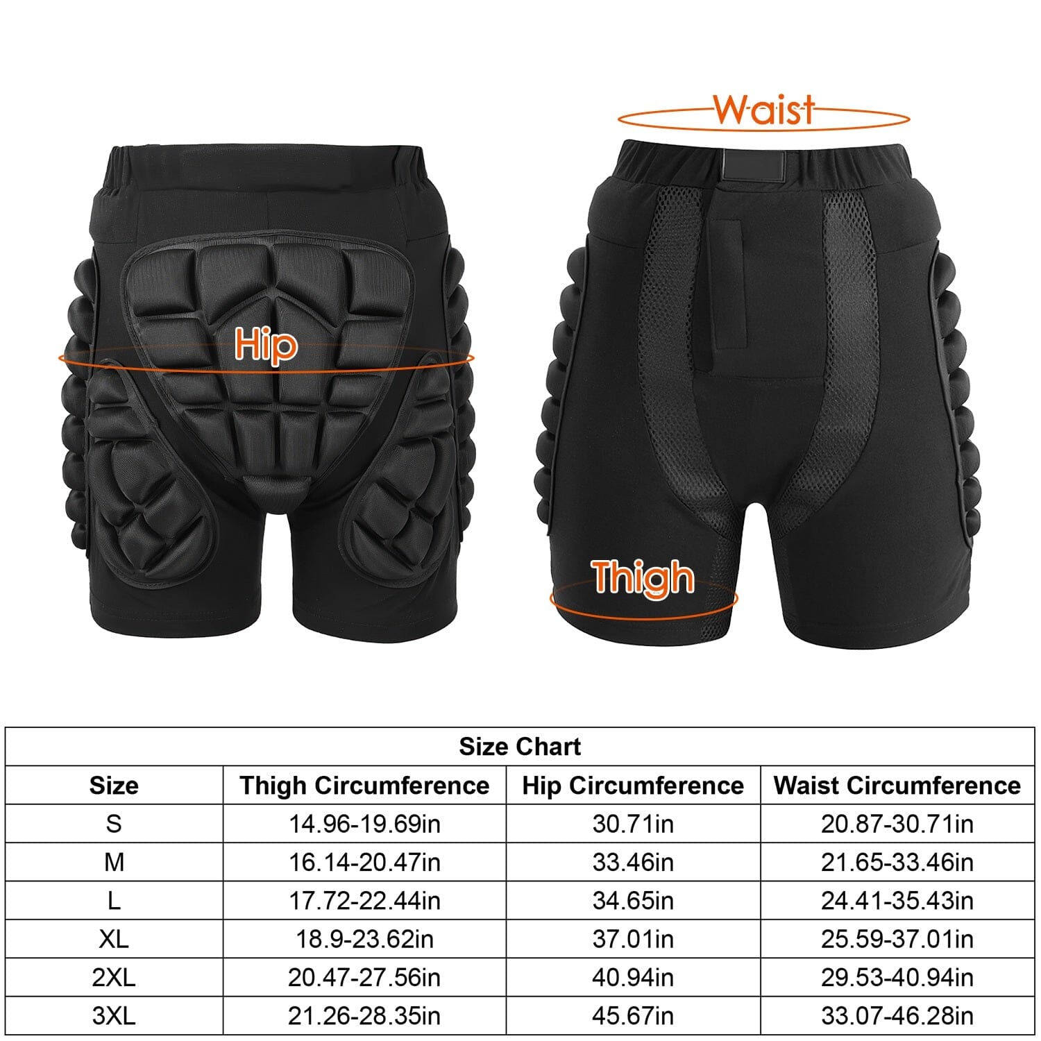 Protective Shorts for Skiing Snowboarding Skating Skateboarding For Cheap Sale Online