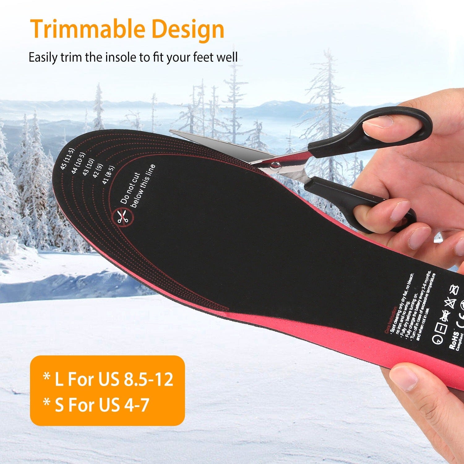 Heated Insoles Electric Heated Foot Warmer Free Shipping Visit