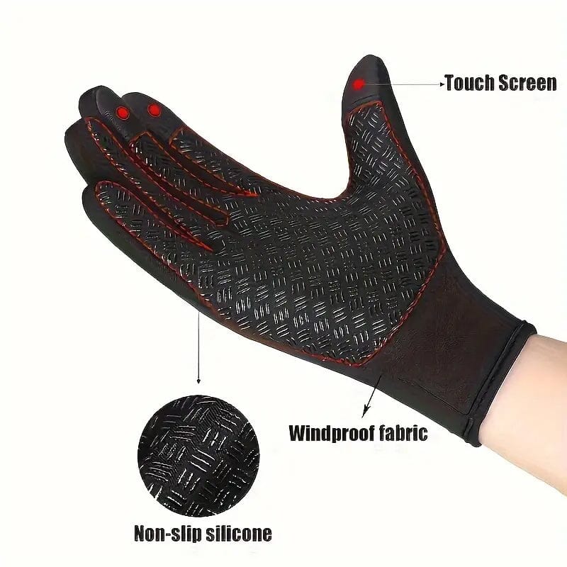 Thermal Insulation Waterproof Non-Slip Touchscreen Gloves Clearance Big Discount