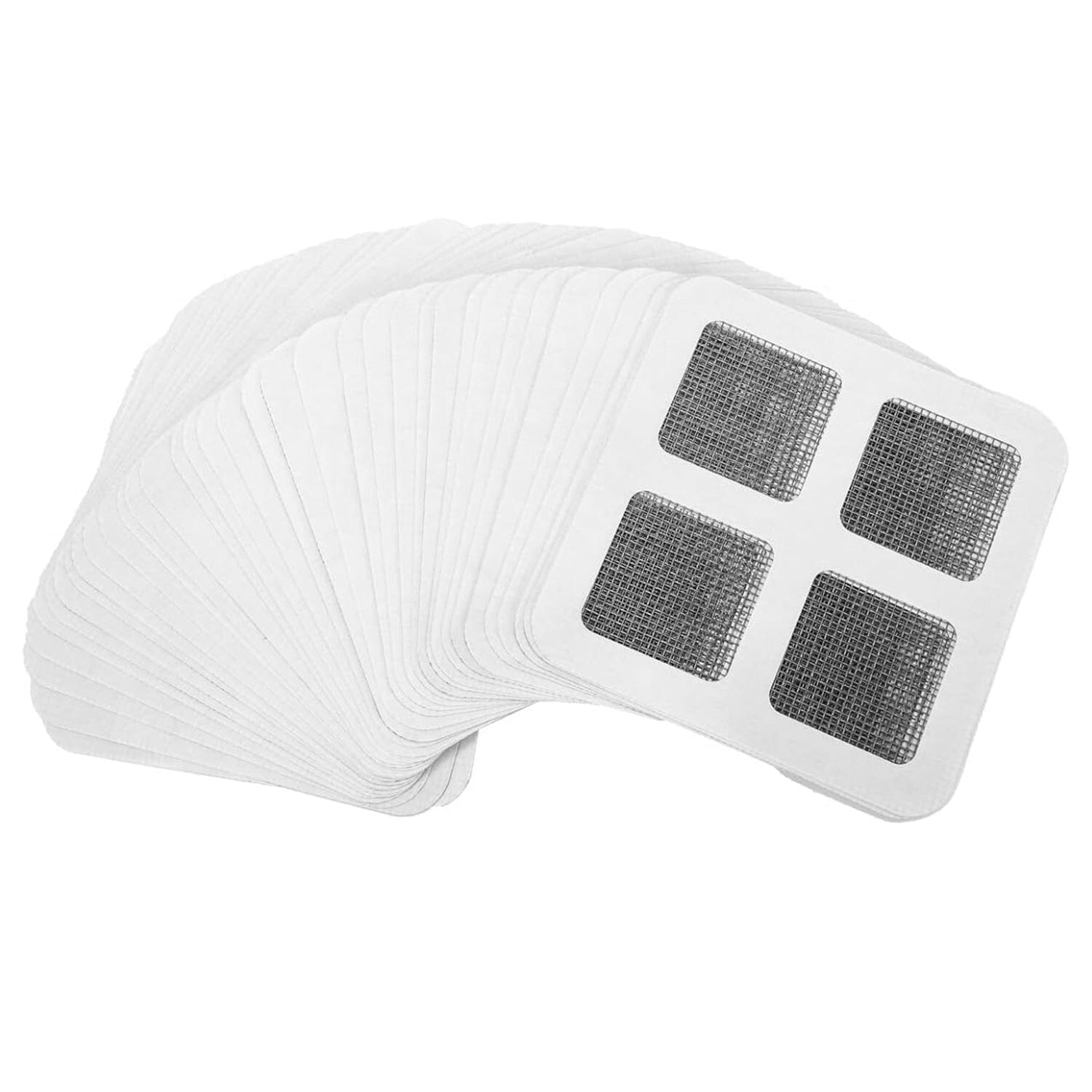 25-Pack:  3.94 x 3.94 Disposable Floor Drain Sticker Hair Catcher Outlet 2025 New