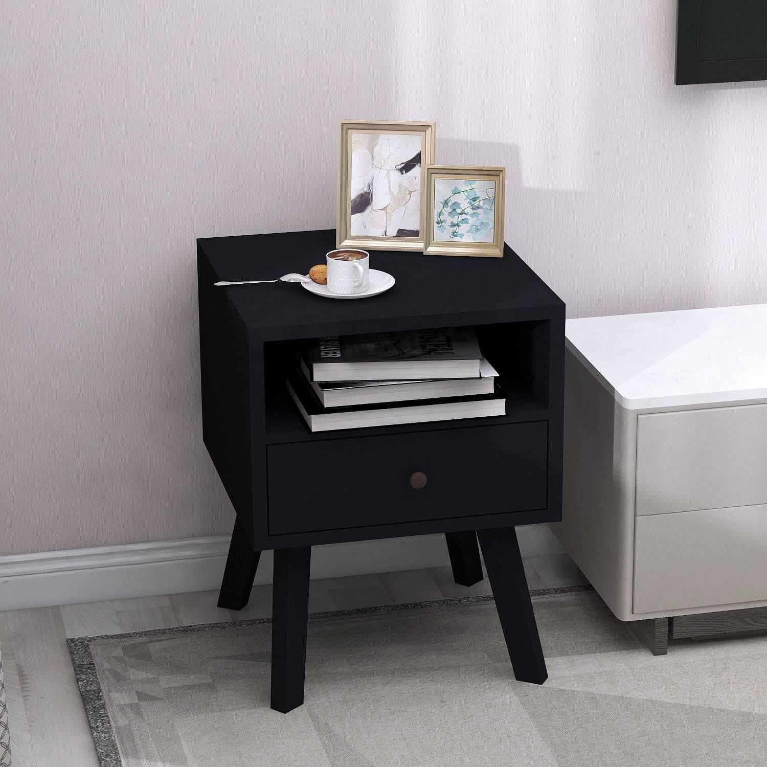 Wood Nightstand with Drawer Order Cheap Pice