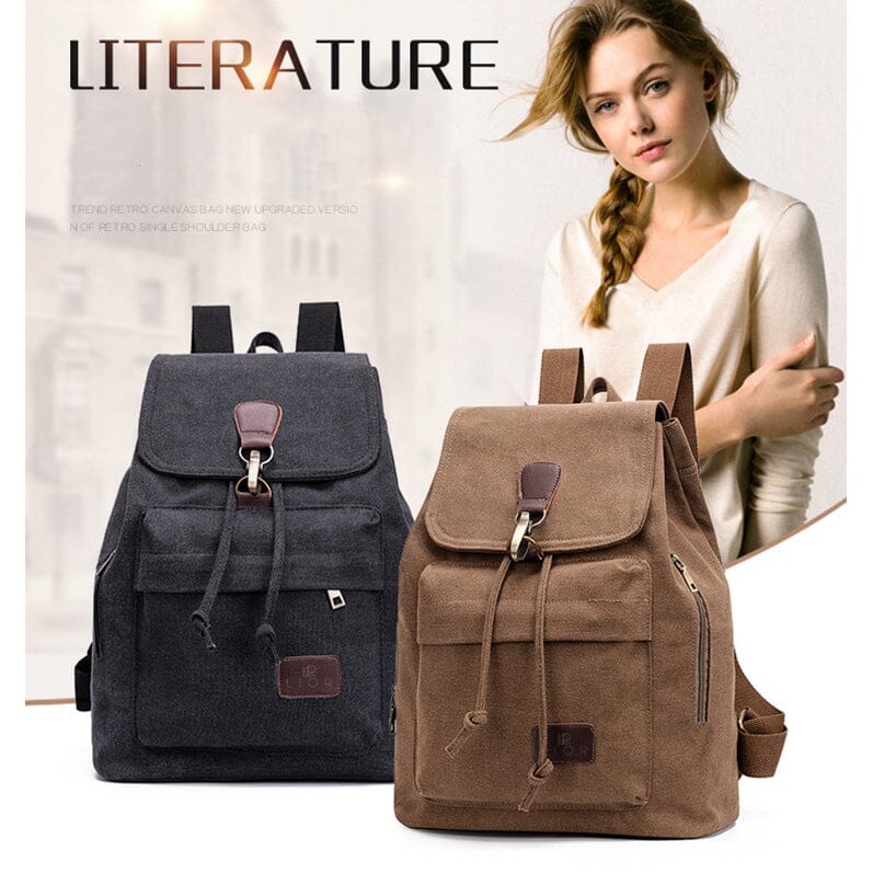 Lior Unisex Canvas Backpacks Free Shipping In China