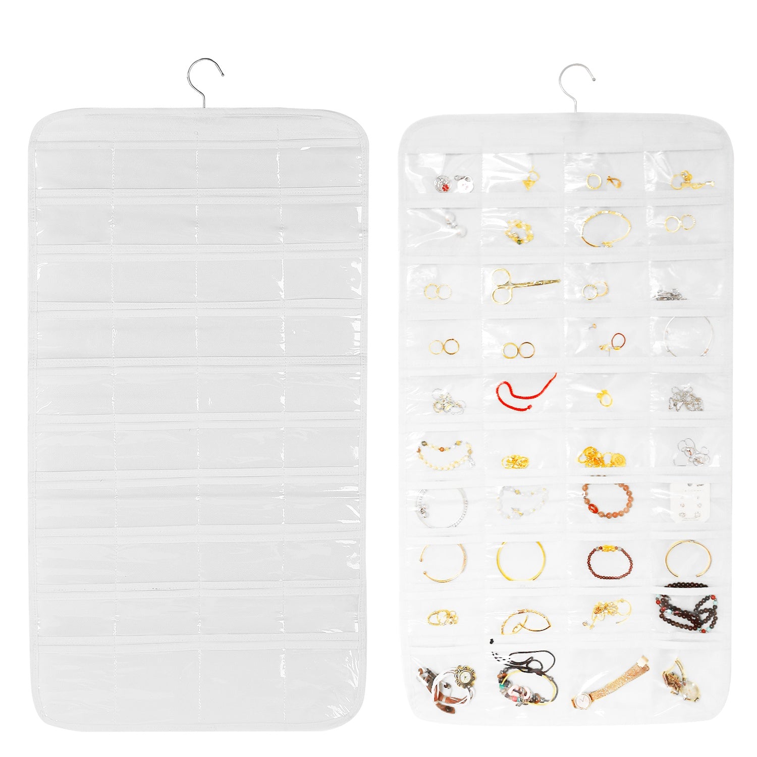 2-Piece: Hanging Jewelry Organizer Cheap