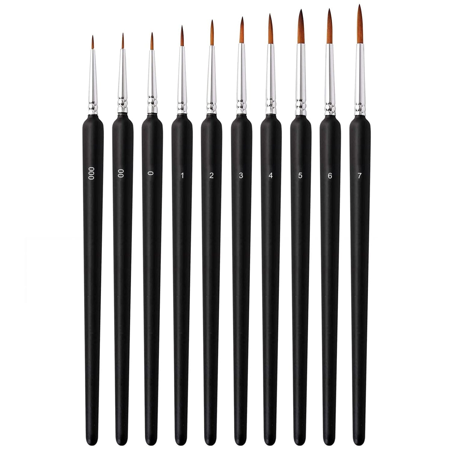 10-Piece: Miniature Detail Paint Brush Set Cheap Low Shipping