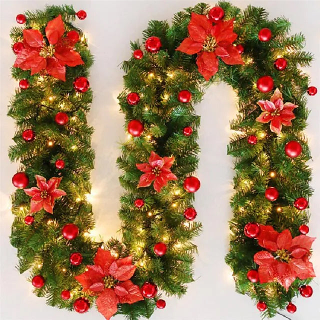 2.7 Meter Christmas Rattan Garland Decorative Free Shipping