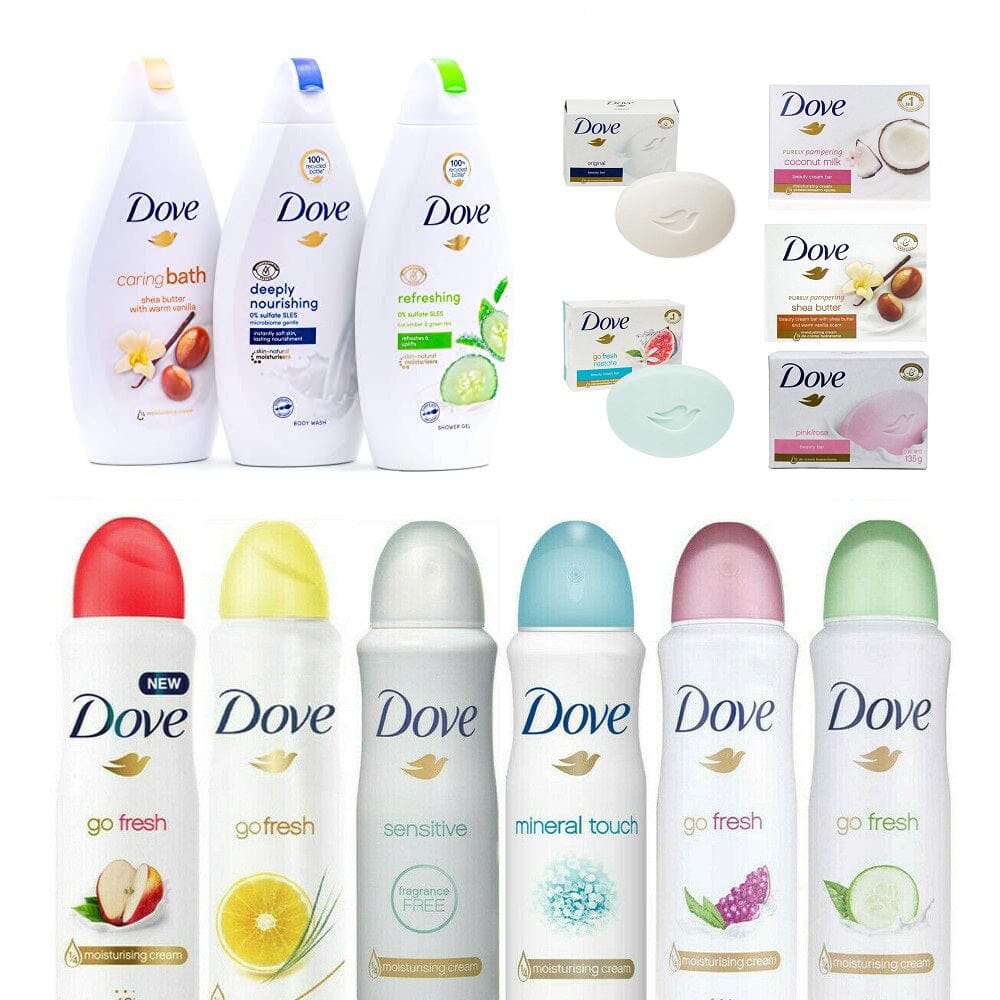 14-Piece: Dove Assorted Hygienic Beauty Kit Online Online With Mastercard