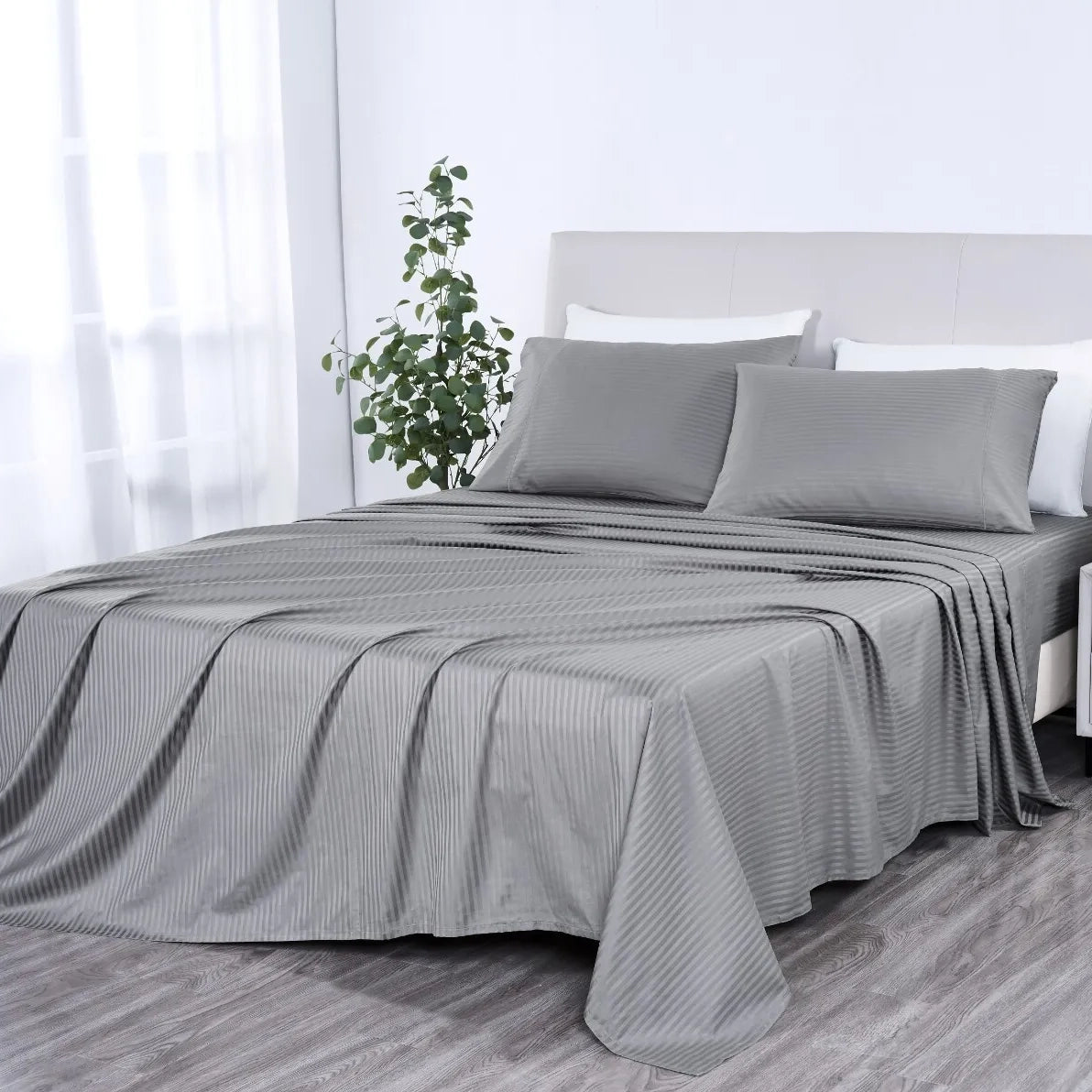 Bibb Home 1000 Thread Count Egyptian Cotton Sheet Set Newest Cheap Pice
