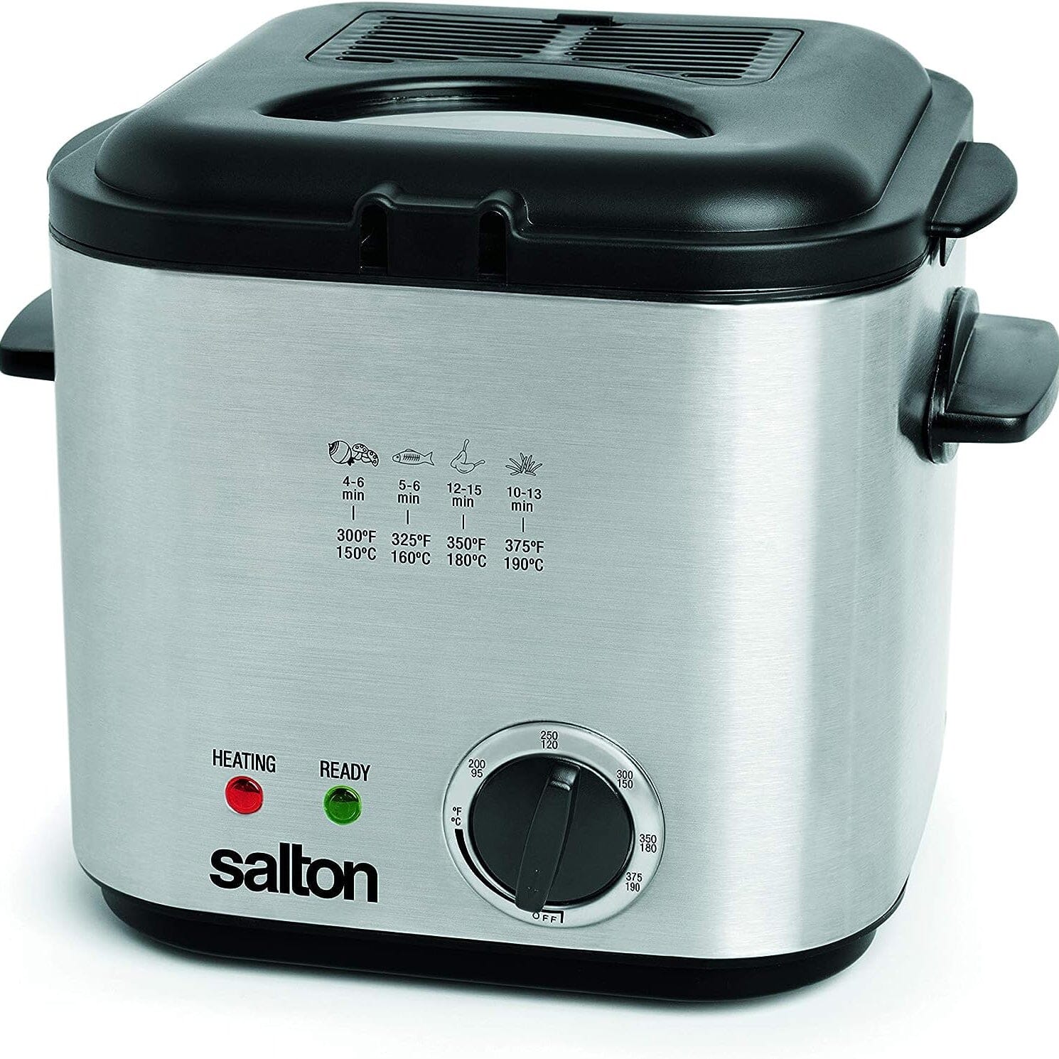 Salton Compact Deep Fryer 1.0 Liter/Quart Countdown Package