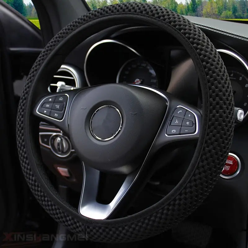 Carbon Fiber Sports Steering Wheel Cover Cheap Sale Manchester Great Sale