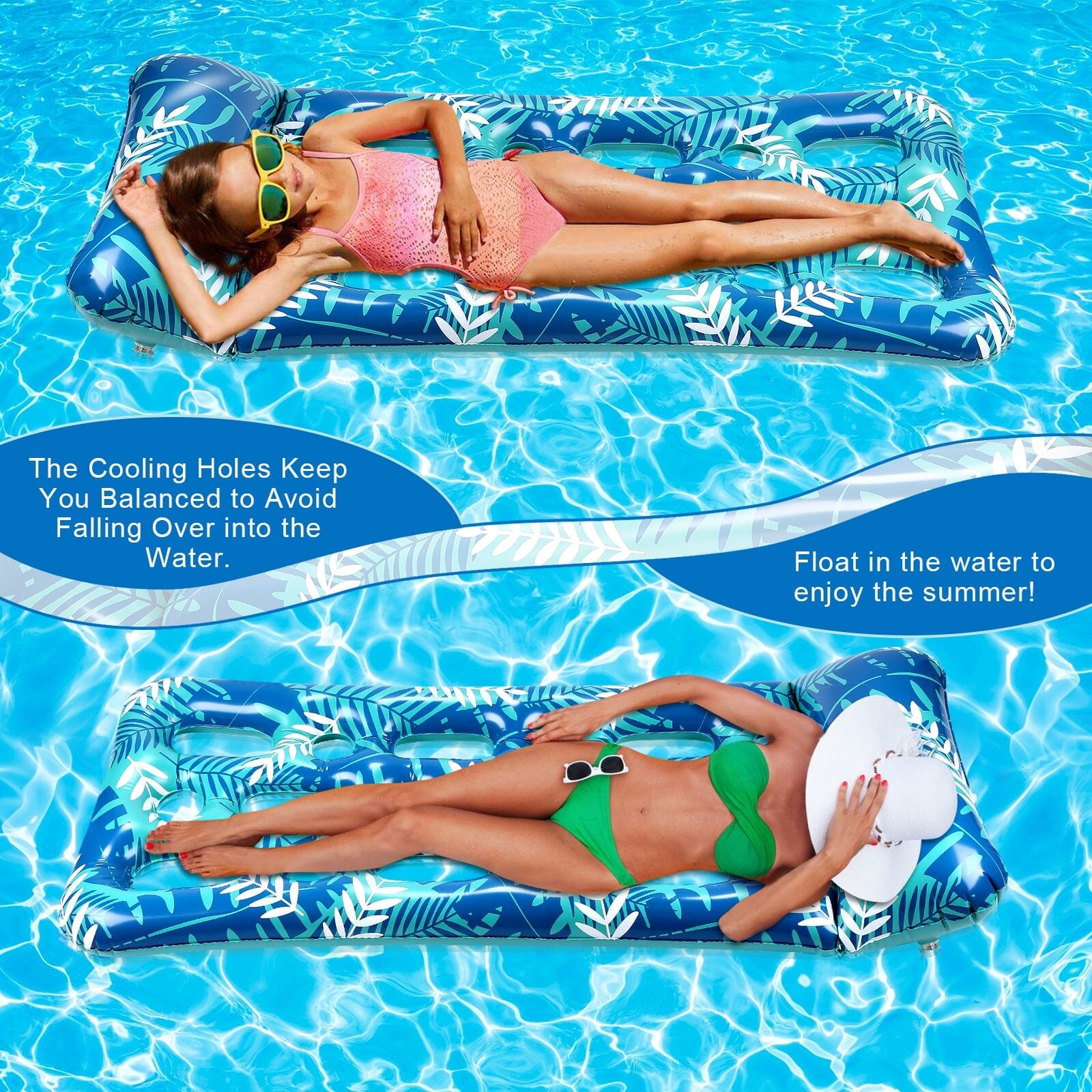 70 x 30 Inflatable Lounge Pool with Headrest Free Shipping Cheap Pice