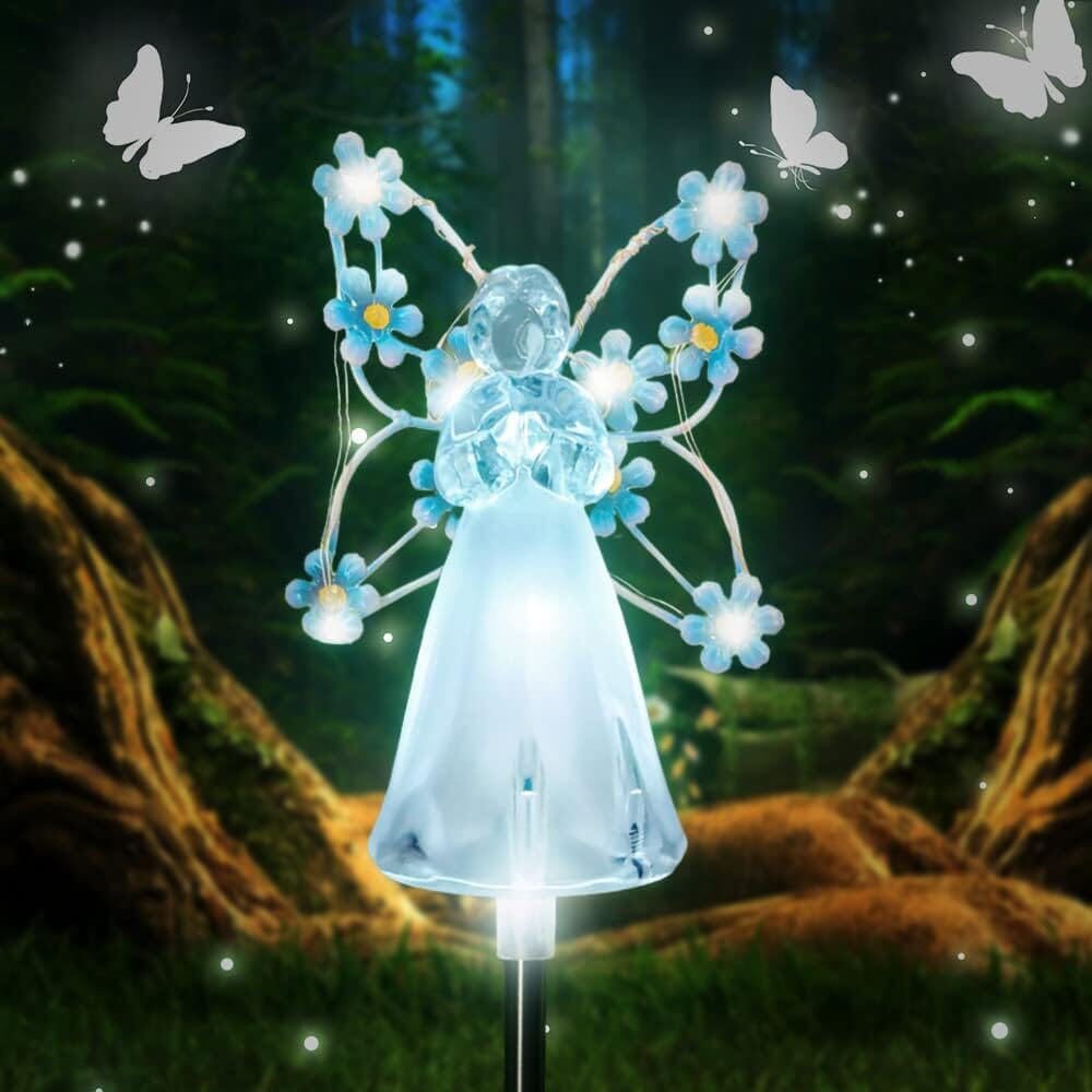 LED Solar Angel Garden Stake Lights Buy Cheap Visit New