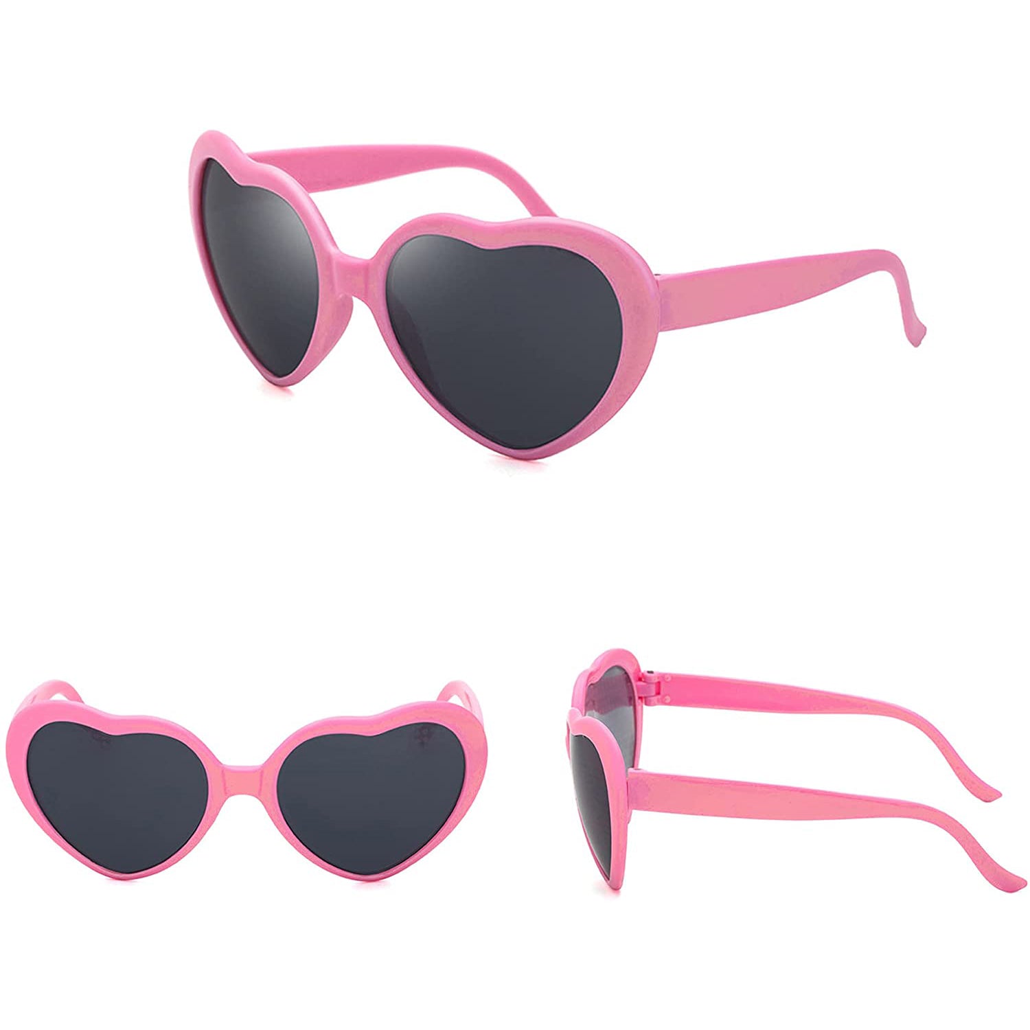 Heart Shaped Sunglasses EDM Festival Light Changing Eyewear Heart Effect Outlet Good Selling