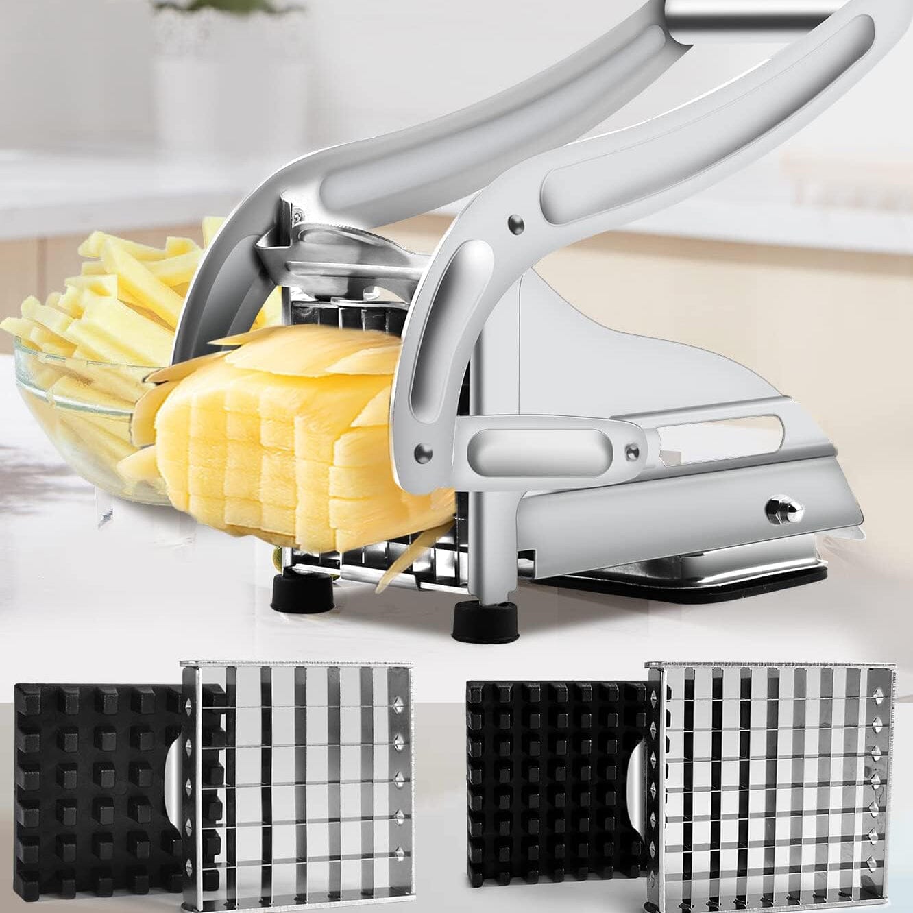 Heavy Duty Stainless Steel Potato Cutter Cheap Affordable