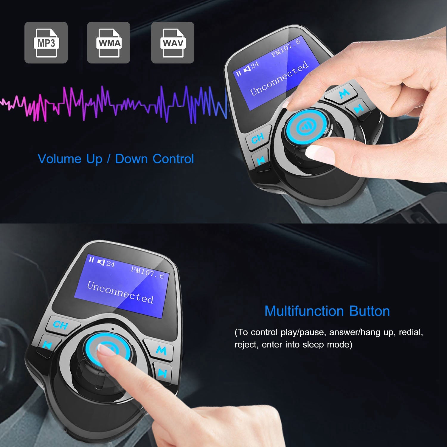 iMounTek Car Wireless FM Transmitter Best Wholesale Cheap Pice