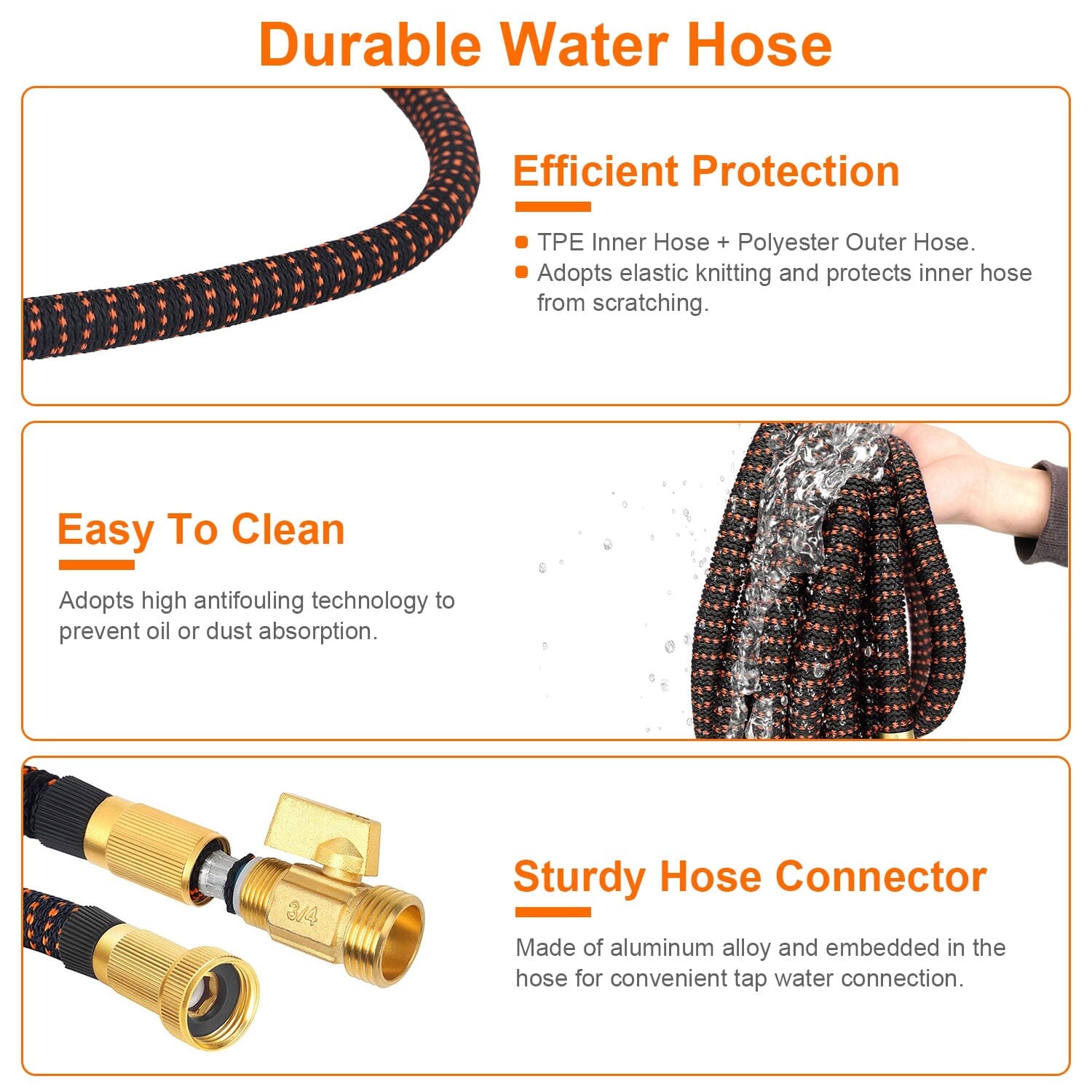 Garden Hose Watering Kit with Spray Nozzle Clearance New Arrival