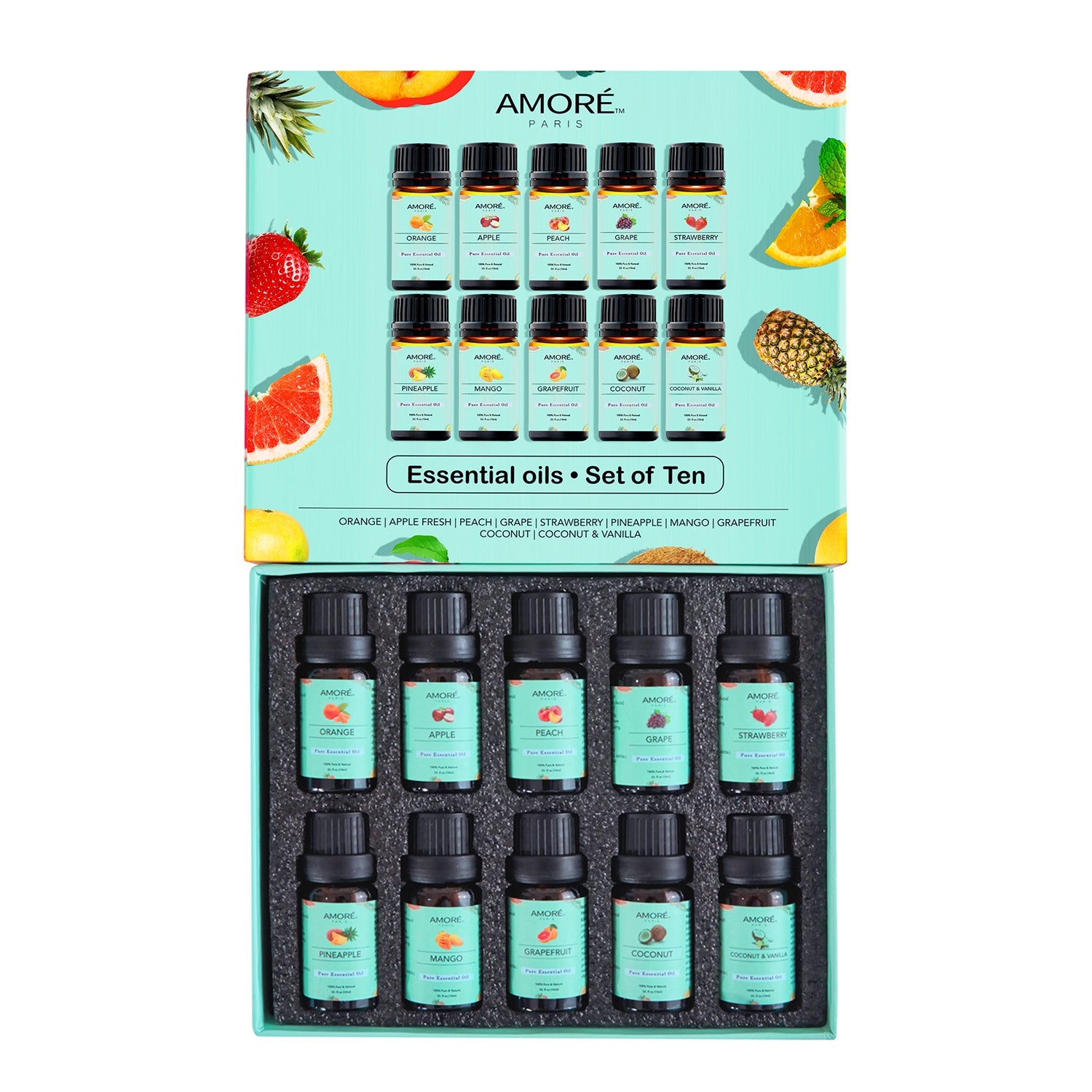 10-Pack: Fruity Fragrance Premium Aromatherapy Diffuser Oils Set For Candle & Soap Making Discount Recommend