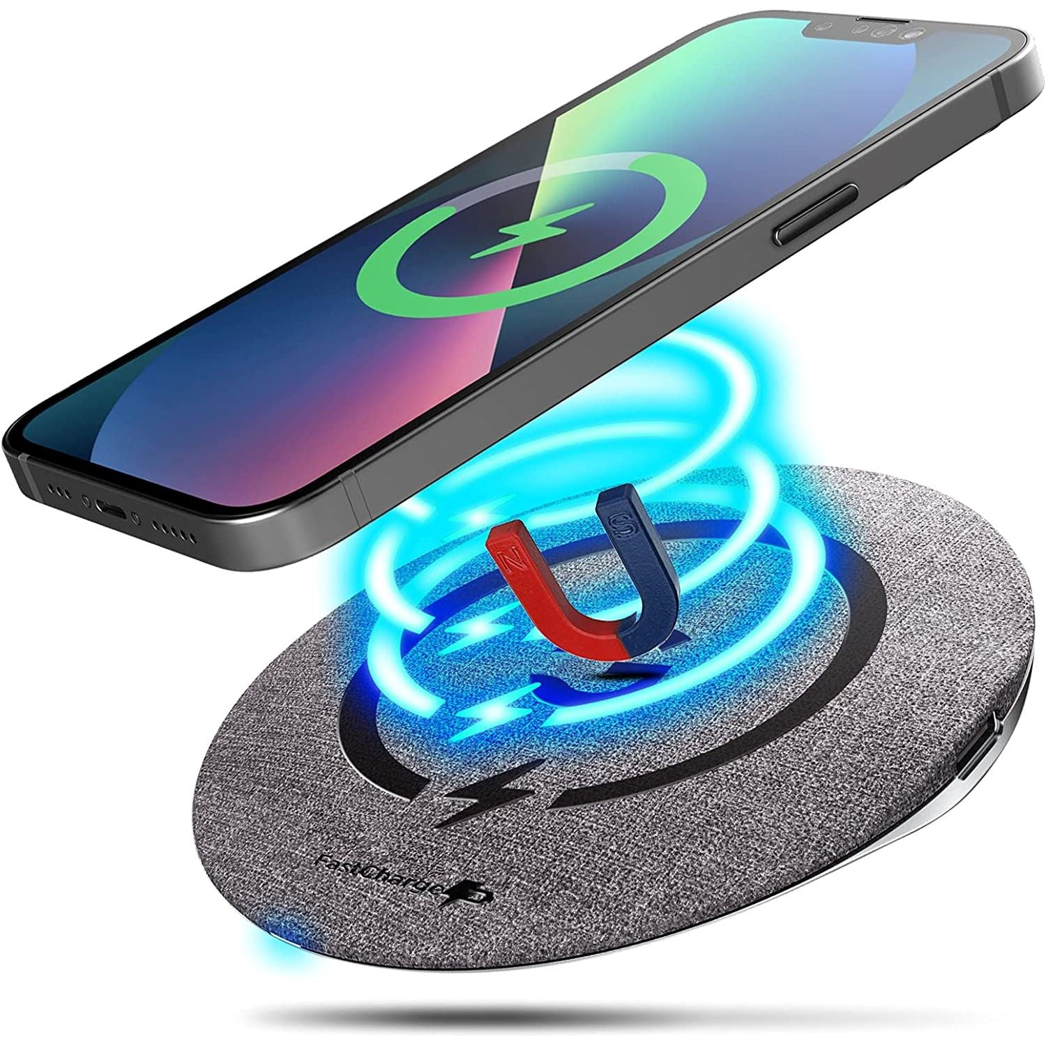 Magnetic Wireless Charger MagSafe-Compatible Desktop Pad with 15W Fast Charging Cheap Nicekicks