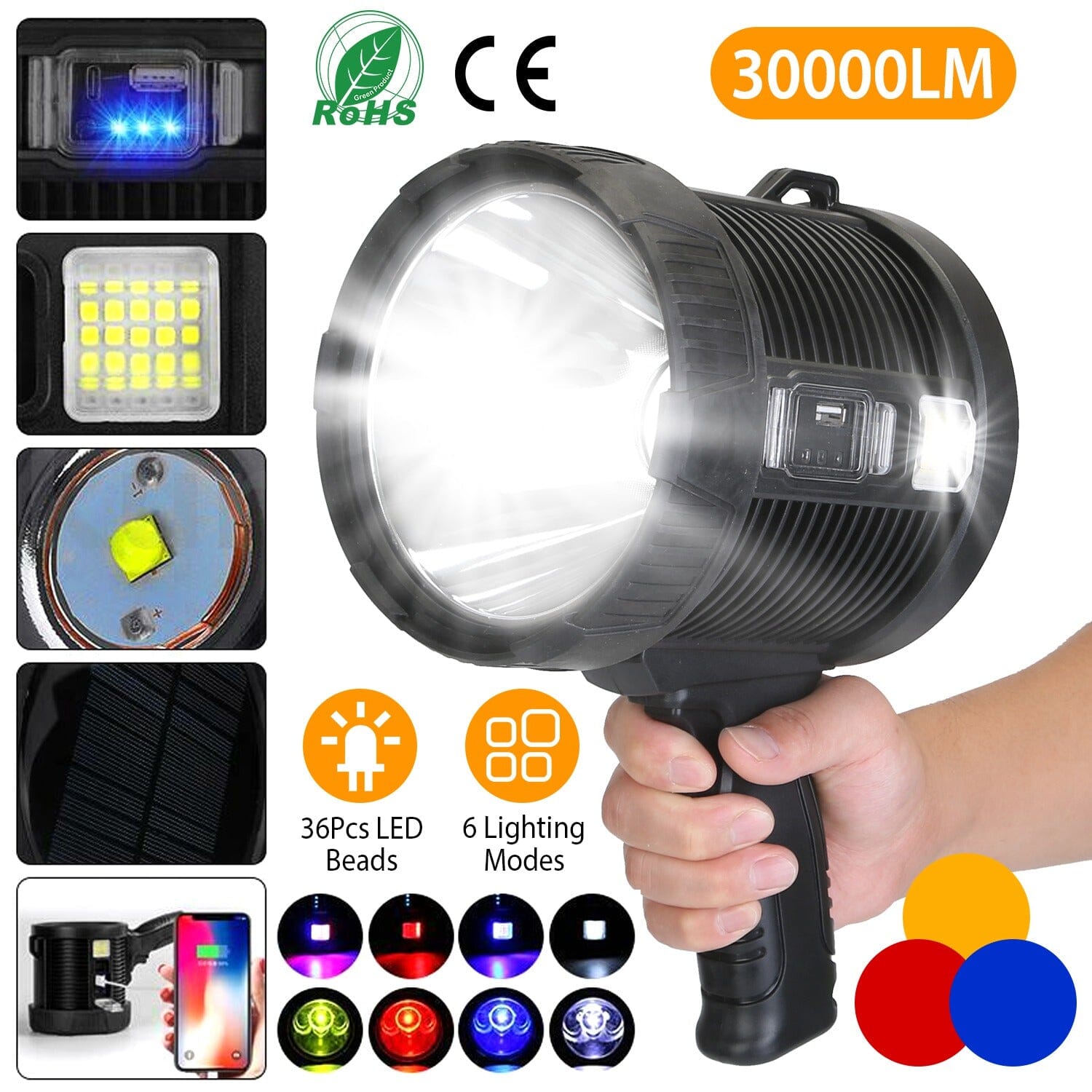 3000LM Rechargeable LED Flashlight Classic Cheap Pice