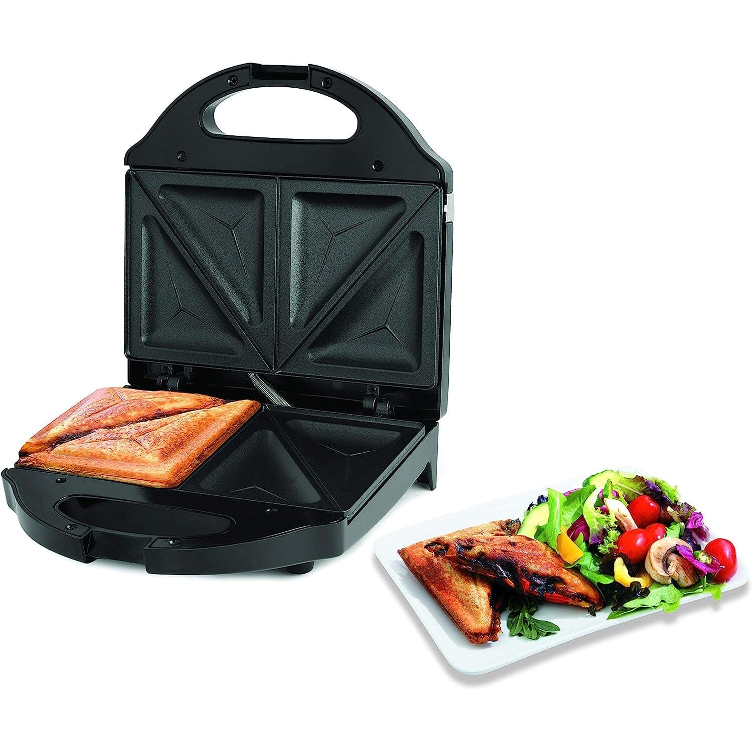 Salton Pocket Sandwich Maker - Black Quality Original