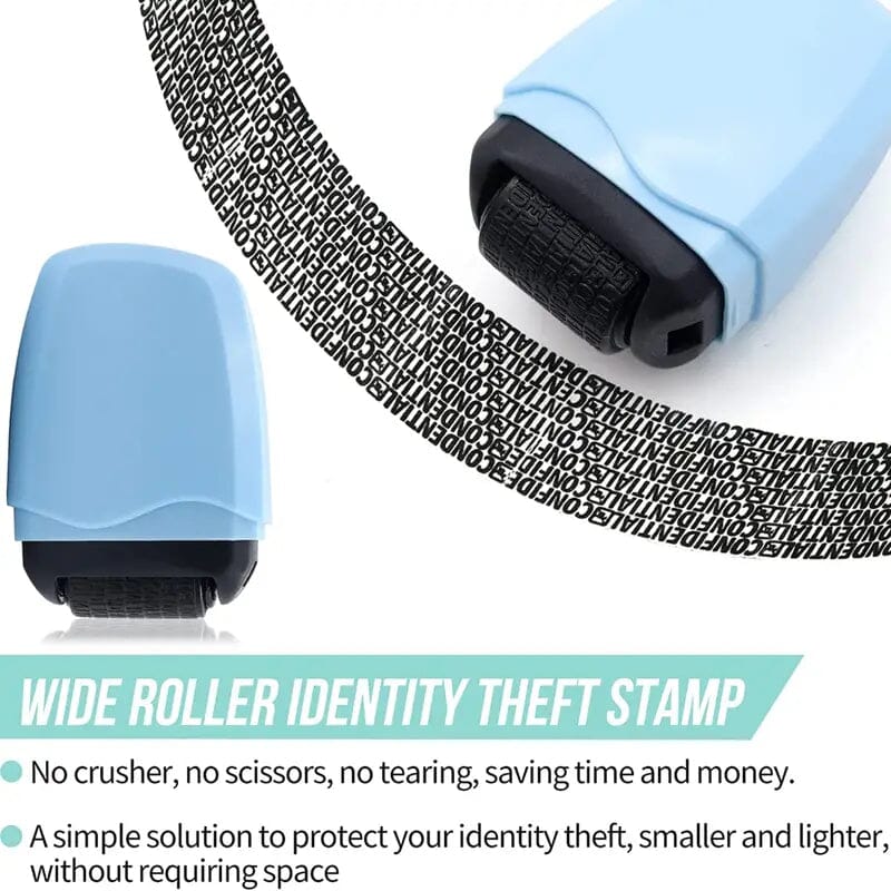 3-Pack: Identity Protection Roller Stamp With Credit Card Online
