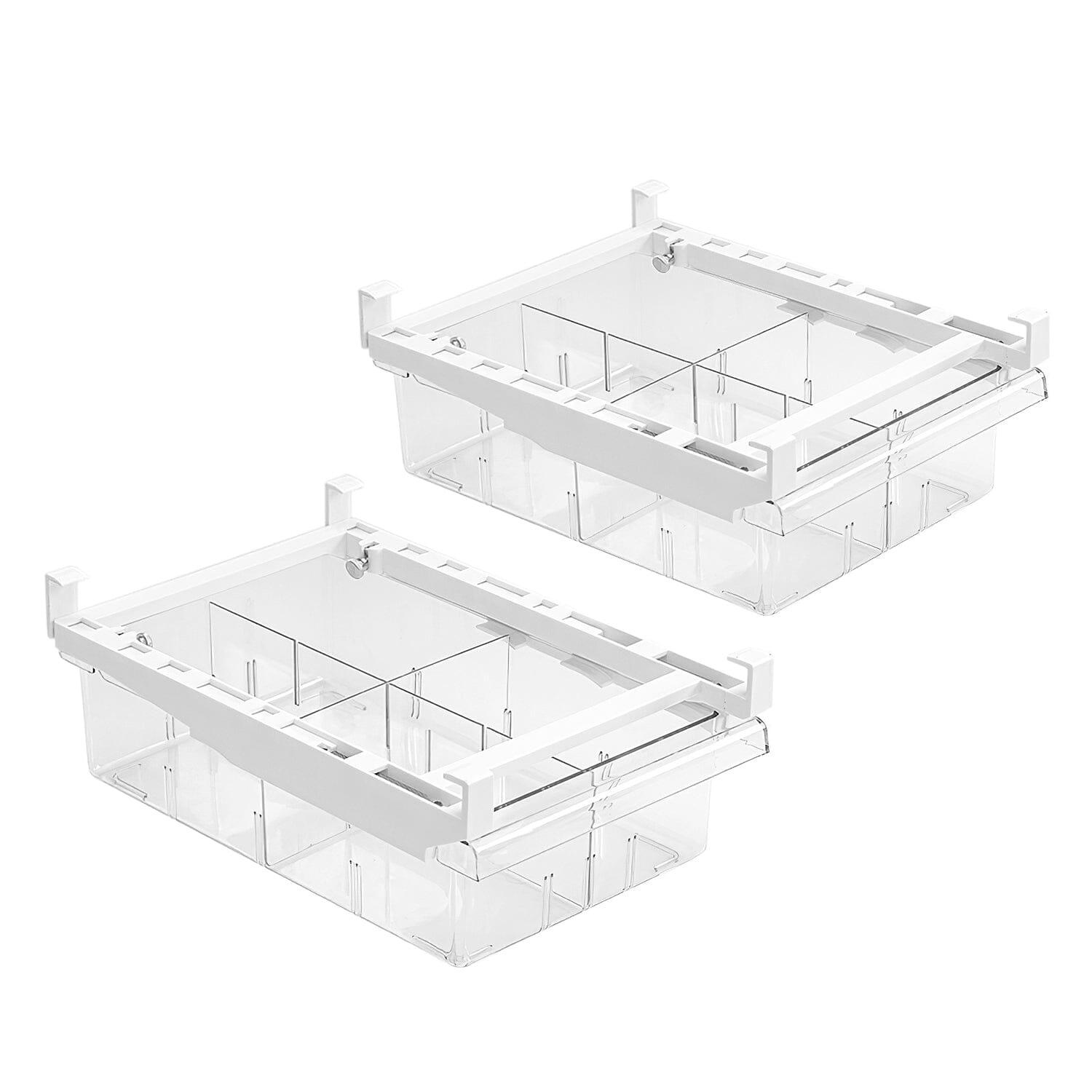 2-Piece: Refrigerator Egg Drawer 36 Egg Capacity Snap On Hanging Storage Tray Good Selling Cheap Pice