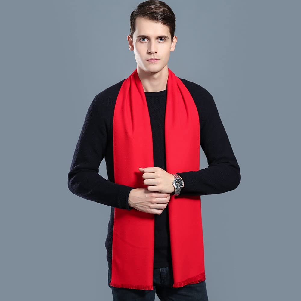 Ohayomi Mens Winter Cashmere Fashion Formal Soft Scarves Outlet Looking For