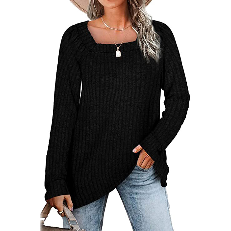 Women's Long Sleeve V Neck Sweater Tops Buy Sale Online