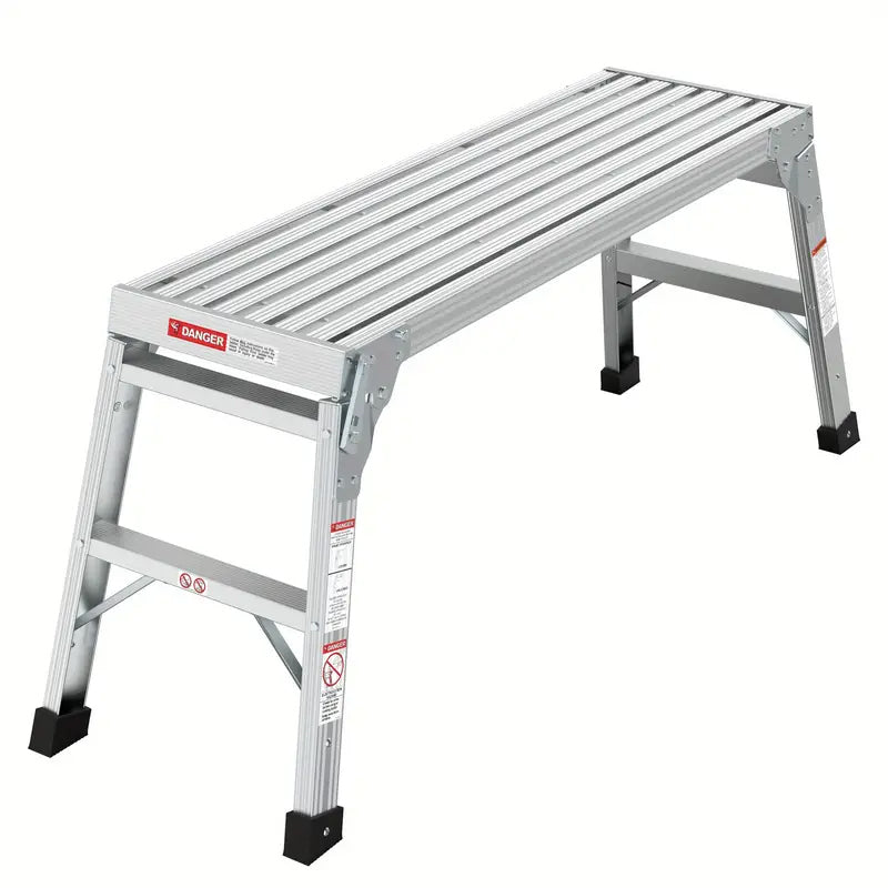 Portable Bench Folding Ladder Stool with Non-Slip Design Clearance With Credit Card