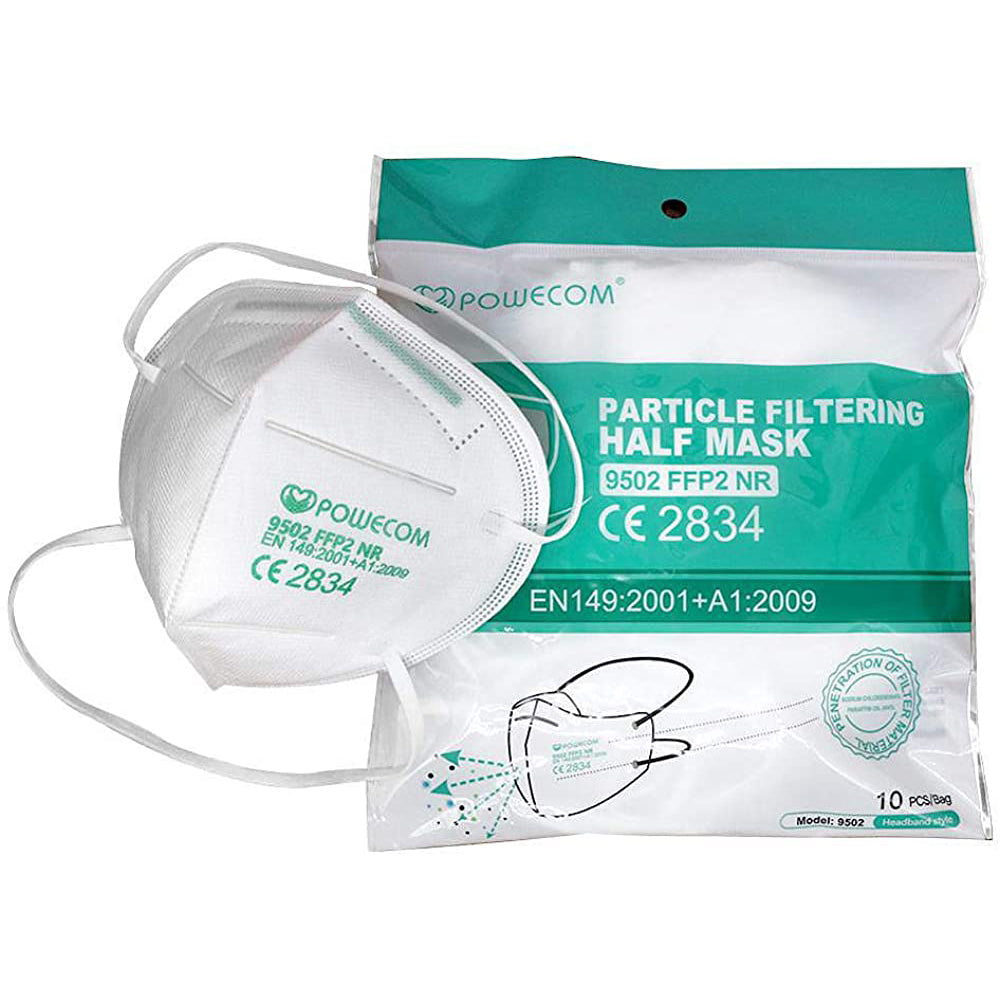 Powecom FFP2 Protective Face Masks Clearance Recommend