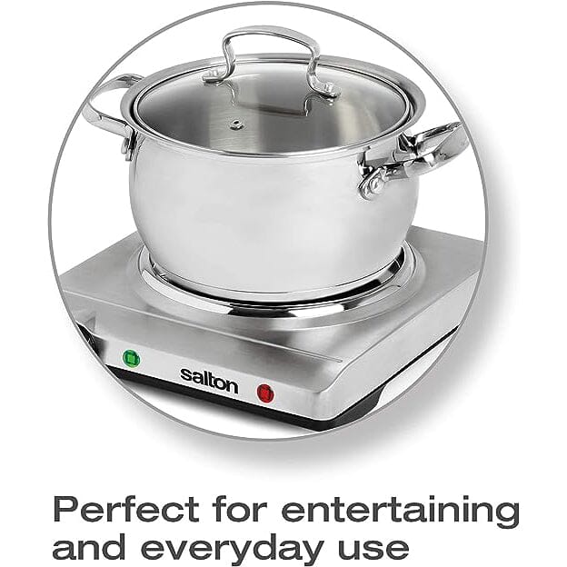 Salton Stainless Steel Portable Cooktop Geniue Stockist Cheap Online