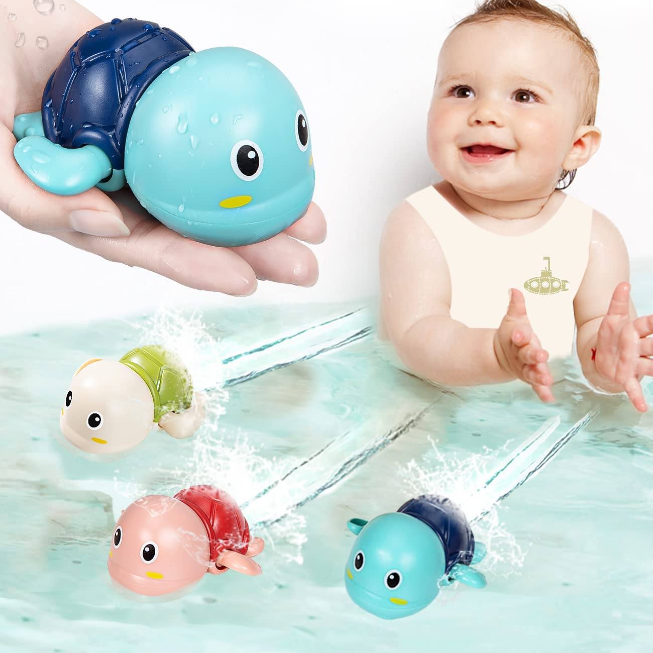 3-Pack: Cute Swimming Turtle Bath Toys Cost Cheap Pice