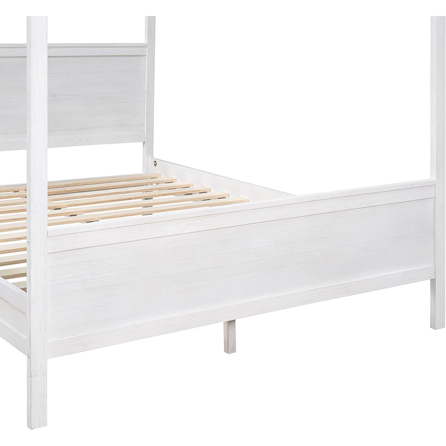 Queen Size Canopy Bed with 2 Nightstands For Sale Finishline