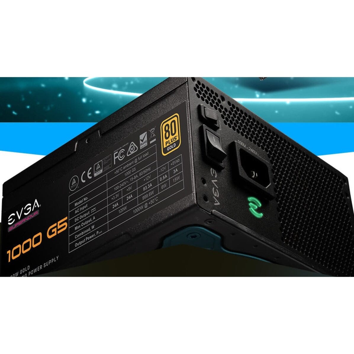 EVGA SuperNOVA 1000 G5 Power Supply (220-G5-1000-X1) (Refurbished) Clearance Classic