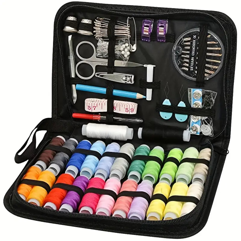 Sewing Kit With 100 Sewing Supplies And Accessories - 24-Color Threads Perfect Sale Online