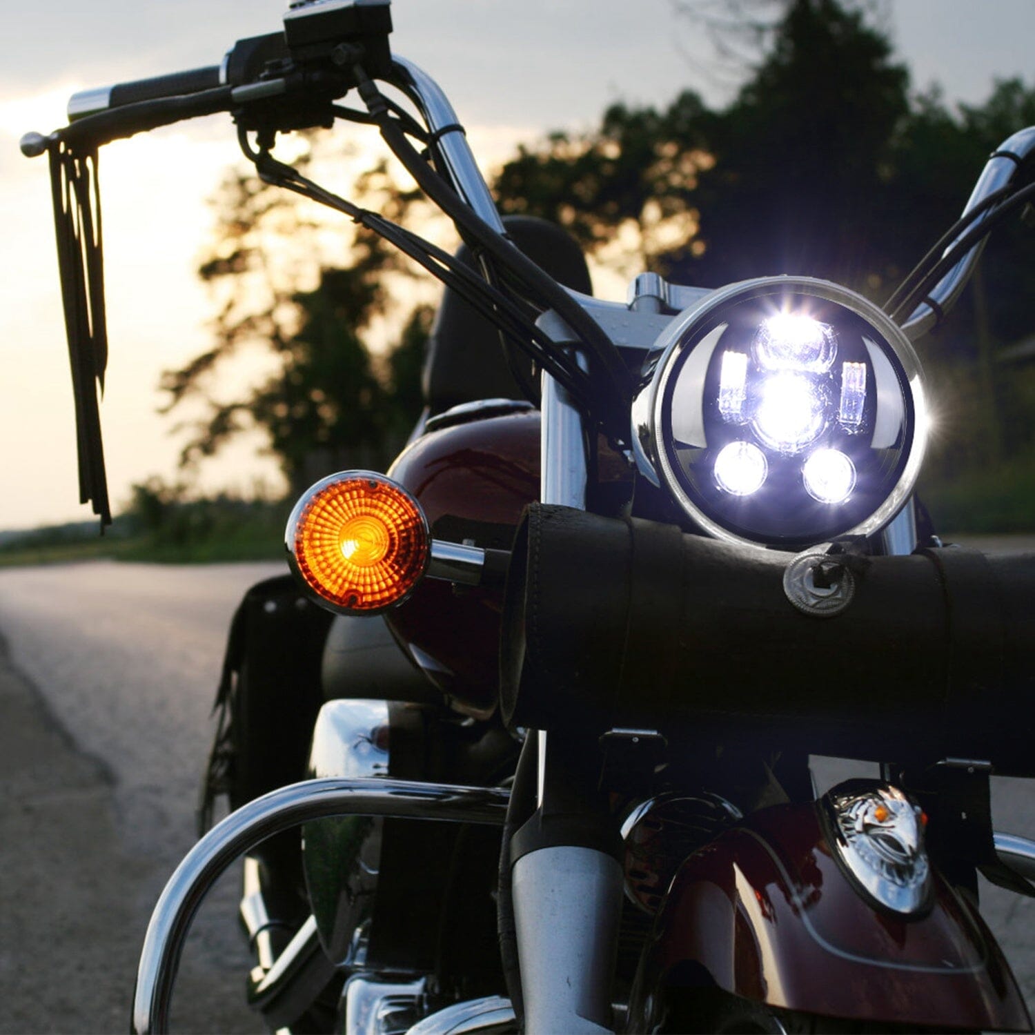 5.75-Inch LED Motorcycle Headlight Cheapest Pice Sale Online