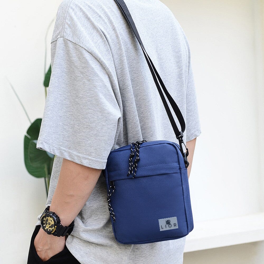 Lior Unisex Canvas Shoulder Crossbody Bag With Paypal Online