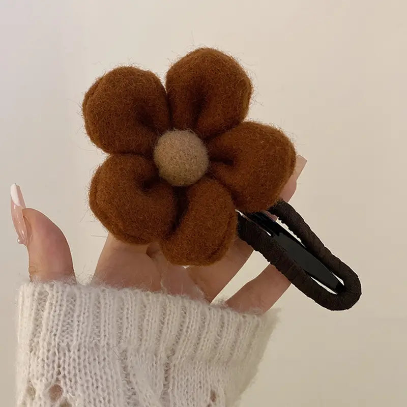 2-Pack: Gorgeous Plush Flower Hairpin Buy Cheap Factory Outlet